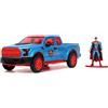 Jada - Dc Comics, Superman Ford Raptor Scala 1:32, 253253013, + 8 Anni, Con Personaggio Die-Cast Incluso