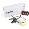 SpedUpX S109H Elicottero telecomandato, 2.4G RC 3CH Dual-Prop Gyro stabilizzato modello di aereo con notte luminosa, elicottero RC per adulti (versione RFF/verde militare)
