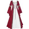 Sunnyuk Vestito Medievale Donna Vestito Da Cerimonia Rinascimentale Principessa Abiti Medieval Vittoriano Con Corsetto Costume Medievale Carnevale Gotico Vestito Medievale Elegante Abito Medievale Curvy
