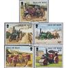 Prophila Collection Regno Unito - Isle di Uomo 622-626 (Completa Edizione) MNH ** MNH 1995 Motori a Vapore (Francobolli per i Collezionisti) Auto/Traffico Stradale
