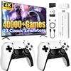 Generic Gioco di battaglia a due giocatori ad alta definizione 4K, console di gioco arcade retrò wireless M15 2.4G, memoria 64GB/128GB, oltre 20.000 giochi, mini arcade, console di gioco domestica portatile.