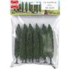 Busch 6229 - Modellismo Ferroviario, Set di 10 pioppi Decorativi, in Scala H0