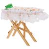 HOLIDYOYO 1pezzi Miniature Ironing Board Decor Realistic Dollhouse Ironing Table Accessory for Creative Scenes for Display and Collection Cute Iron Table