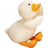 HOMEXYLYL Cuscino di peluche a forma di anatra, grande oca bianca, morbido e carino, ideale come regalo di compleanno o di Natale for amici e familiari.(80cm/31.5in)