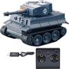 Generico Kids RC Tank - serbatoio di guerra telecomandata, serbatoio 'esercito ricaricabile | 360 VEICOLO DI TASK ELETTRICO SPIN, SUONO LIGHT SUONO MILITARI IL SUCILE INFITE IN GIOCA IN CAME CAMERA DA CAME