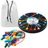 Generico Rope Un distrocciando il gioco puzzle Game Challenge - Uscla Stack Twisted Rope Knots, Educational Interactive String Solution, Sording Board Game per il Giornite di Pasqua Ringraziamento