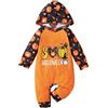 Generico Halloween Costume Neonato Zucca Carino Costumi Di Halloween Cappello Feste Party Carnevale Bambini Set Di Jumpsuit Neonato Unisex Vestito Da Carnevale Tuta Pagliaccetto Vestito Da Bambino