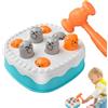Generic Gioco Arcade Mole Toys-Funny, attività emozionante per i Bambini Piccoli | Coordinamento Mano-, Giocattoli di apprendimento precoce, Gioco di Martello colorato, Gioco al Coperto, re