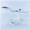 Generic 6.3 1:200 Scala Modello Aeroplano Gulfstream G650 Aereo Modello Jet Plane Collectibles Lega Diecast per Collezione