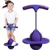 WMFASBAG Pogo Ball for Adults, Balance Jumping Ball with Handle, Pogo Bouncing Balls with Pump High Jump Toy Balance Jumping Safe And Fun for Kids Fitness