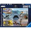 Ravensburger - Puzzle: Película Tiburón, Puzzle 1000 Piezas, Puzzles para Adultos, Puzzle 1000 Piezas Adulto, Pegamento para Enmarcar Puzzles, Rompecabezas Adulto y Niños, 70x50cm