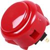 Digitalkey Set 6 Pulsanti SANWA OBSF-30-R - Bottoni Arcade Gamepad per Cabinati e Bartop (Rosso)