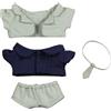 niannyyhouse Vestiti per bambole di peluche, accessori per vestire animali di peluche da 10-15 cm, multicolore (grigio, 10-15 cm)