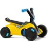 BERG Toys GO2 - Go-kart 2 in 1, per bambini e bambini, per interni ed esterni, 4 ruote, per bambini dai 10 ai 30 mesi, colore: giallo