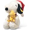 Steiff Peluche Snoopy con Woodstock e Berretto Babbo Natale, Pupazzetto, Bambini, Ragazzi e Ragazze, Friends, 30 cm, Bianco, 684340