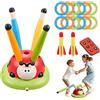 Generico Giocattolo Coccinella - Gioco Anello Salto E Lancio | Lanciarazzi Interattivo Per Bambini, Attività All'aperto Con Musica E Funzione Di Salto, Dispositivo Di Allenamento Per Casa, , Cortile, Terr