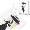 Fabulous Puzzle classico 1000 pezzi Banksy NOLA Rain Girl Umbrella Girl Umbrella Girl Uragano Katrina