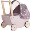 howa Passeggino per bambole Rainbow in legno con tettuccio pieghevole 25502