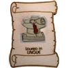 DLM Bomboniere DLM-A432 Bomboniere 24 Utili Calamite Magneti in legno cm 8x5,5 Pergamena Libri Cappello Laurea in Lingue per Confettate Segnaposti Applicazioni su Confezioni Per Laureato o Laureata