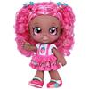 Kindi Kids Berri D'Lish Strawberry Blossom Scented Big Sister Official 10 Inch Toddler Doll with Bobble Head, Big Glitter Eyes, Changeable Clothes and Removable Shoes