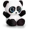 Keel Toys Animotsu Panda da 15 cm, Colore Nero, SF0451