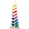 Generic Giocattolo per alberi musicali | Torre rotolante in legno luminoso | Educational Fine Motor Play | Struttura giocattolo sound gocce di colore | Regalo per i bambini che imparano per eventi di complean