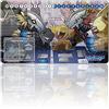 Four leaves Tappetino per giochi di carte collezionabili TCG Impermeabile, 60 x 35 cm, Compatibile con Digimon TCG, per Ragazzi e Adulti
