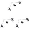 Paowsietiviity 3 set Landing Gear Wheel Kit DIY Hobby Craft RC Aereo Accesssory per RC Airplane