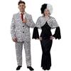 I LOVE FANCY DRESS LTD Costume da dalmata per Halloween, per lui e per lei, costume da personaggio del film televisivo (uomo: M, da donna: L)