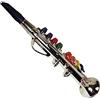 Reig - Clarinetto Giocattolo Top Fiesta, 8 Note, Placcato Metallo