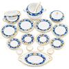 Odoria 1/12 Vasellame Miniatura Stoviglie Piatti e Ciotole 18Pz Accessori Casa Bambole, Blu Mediterraneo