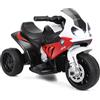 RELAX4LIFE BMW-S 1000 RR 6V Moto Elettrica per Bambini con 3 Ruote, Musica, Luci e Clacson, 3 km/h, Triciclo Elettrico per Bambini da 18-36 Mesi, Portata di 20 kg (ROSSA)