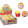 Joygum Burger Toy Morbidi Peluche Appendibili a Forma di Burger Patatine e Toast con all' Interno Gustose Caramelle Tutti Frutti | Espositore da 12 Astucci