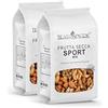 ITALIA SPEZIE Frutta secca Sport Mix con Mandorle, Noci e Nocciole - 500g (2 x 250g)