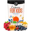VITSTORM Tisana Frutti Rossi per Bambini BIO Sfusa - Tisana Rilassante per Dormire e Digestiva - Infuso con Rooibos, Finocchio, Melissa e Frutti di Bosco - Senza Caffeina, 100 g - VITSTORM