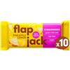 The BEGINNINGS Flapjack all'avena Ananas & Limone - 10 x 60 g (600 g) - barrette ai cereali di avena - vegan, senza glutine - ricche di fibre