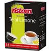Ristora 16 Capsule Ristora Te' al Limone Compatibile con Lavazza A Modo Mio