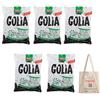 JOYTALY Golia Caramelle Gommose Morbide, Gusto Liquirizia, Busta da 160g (Confezione da 5) + surprise gift Joytaly
