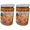 Le delizie del Cupin 2 Confezioni di confettura Extra di Pere e Rum senza glutine 320 g - 78% di Frutta, Pere Italiane - Con Frutta di Alta qualità, Vegan - Senza conservanti e coloranti