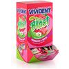 Vivident Fruit Blast, Gomme da Masticare senza Zucchero Gusto Fragola e Lime, Ripieno, Confezione da 200 Monopezzi