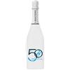 BRANDGIFT.IT Bottiglia Personalizzata Compleanno Santero 958 Spumante Extra Dry Perlage Floreale Bottiglie Personalizzate Anni Compiuti Ottimo Regalo Per Brindisi Originali (CELESTE, 50 ANNI)