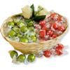 NARAMAKI Regalo Festa della Mamma 2025 - Cesto Vimini + Cioccolato Al Pistacchio 200gr + Cioccolato al Latte 200gr + Rosa artificiale - Uomo e Donna