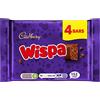 Cadbury Wispa Chocolate Bar, 4 x 27,9 g