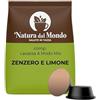 Caffè dal Mondo Capsule compatibili con Lavazza A Modo Mio - Bevande Caffè dal Mondo - Natura dal Mondo (Tisana Zenzero e Limone)