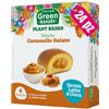 Italian Green Bakery Brioche Vegane Farcite con Crema al Caramello Salato, Senza Latte e Uova, Merendine Artigianali Plant Based con Lievito Madre, 45 gr x 24 pz. (6 Confezioni) - Vegan With Love Italian Green Bakery