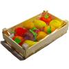 La Valle Frutta Martorana siciliana 500 gr in cassetta di legno pasta reale alle mandorle dolci tipici siciliani
