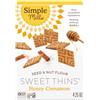 Simple Mills Biscotti dolci sottili, farina di semi e noci, miele e cannella - senza glutine, paleo friendly, snack sani, 120,5 g (confezione da 1)