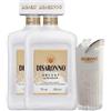 Generico AMARETTO VELVET 2 BOTTIGLIE CL 70 + 6 BICCHIERI IN PLASTICA RIUTILIZZABILE