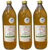 VINACCUS Succo di mela artigianale Vendean, 100% puro succo, senza zucchero aggiunto e senza conservanti 3 x 1 litro.