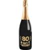 Bottle-Up Bottiglia di Prosecco D.O.C. Extra Dry 0.75 lt., per idea regalo di compleanno 80 anni per lui e per lei, tanti auguri con etichetta in oro (Oro, 80)